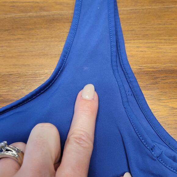 Lilly Pulitzer Luxletic Westley Active Tank – XXS Blue UPF 50+ EUC Preppy Chic - Picture 10 of 10